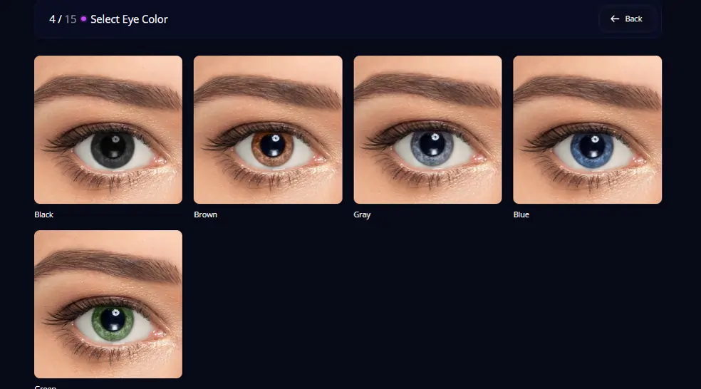 HeraHaven.ai Girl Eye Color