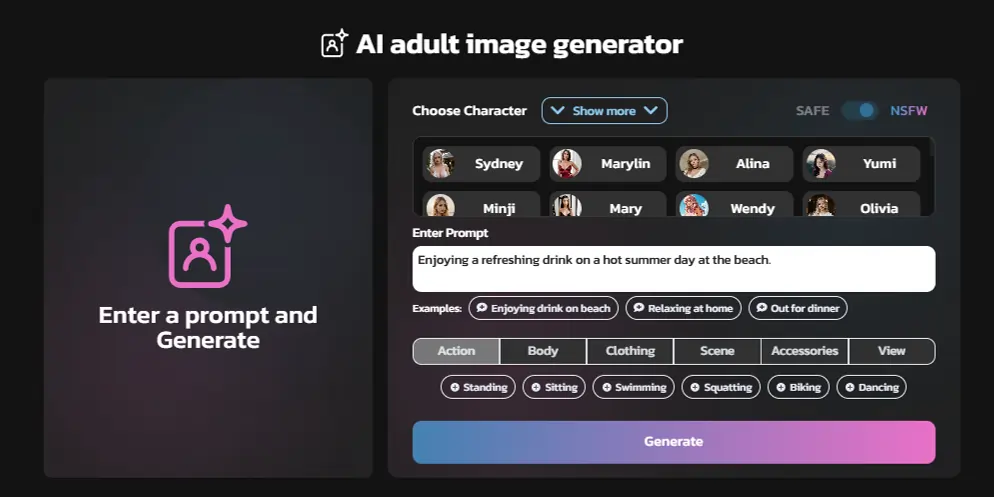 Kupid AI Adult Image Generator