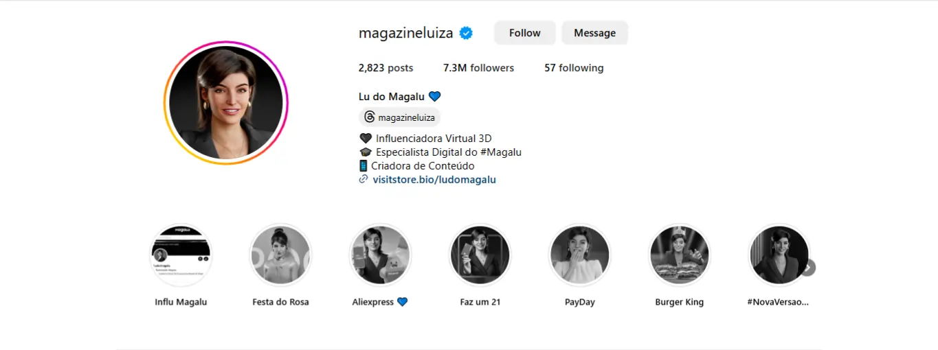 Lu do Magalu Instagram