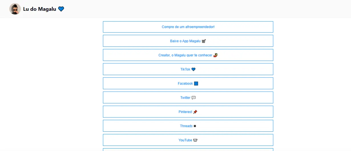 Lu do Magalu Social Media