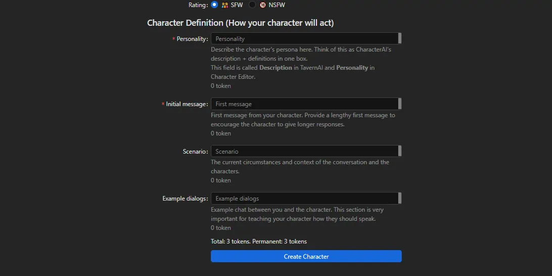 PepHop AI Character Creation