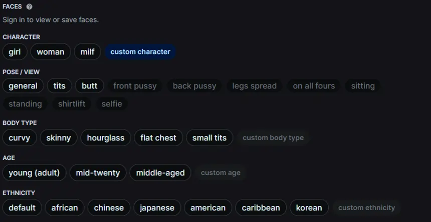 PornJoy.AI Category