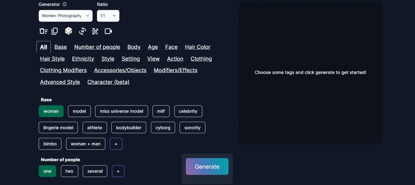 PornPen AI porn generator