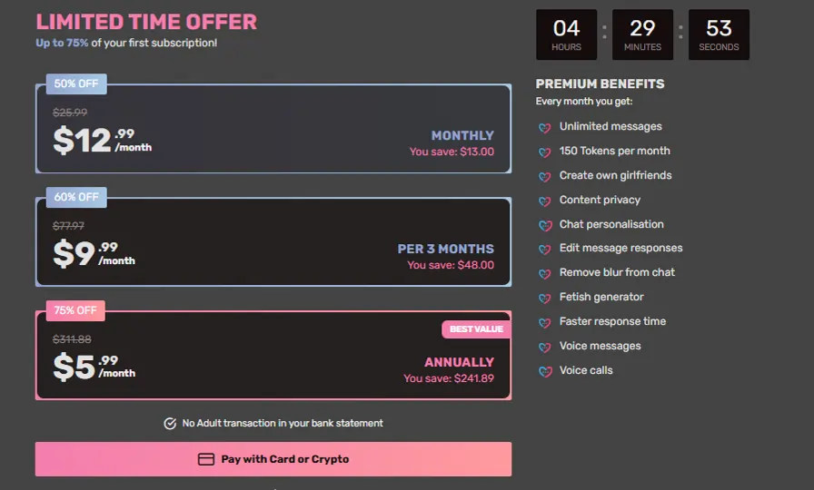 eHentai.ai Subscription Plans