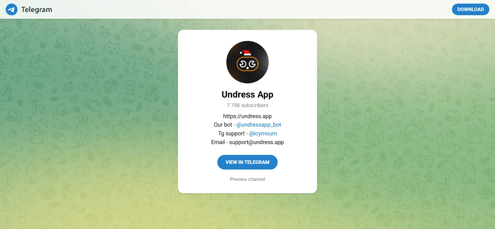 Undress.cc Telegram Bot